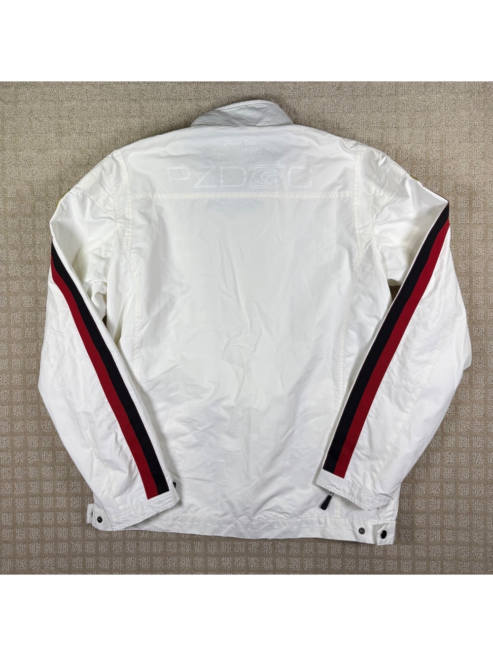 Point Zero White Racing Style Jacket L - Picture 3 of 11